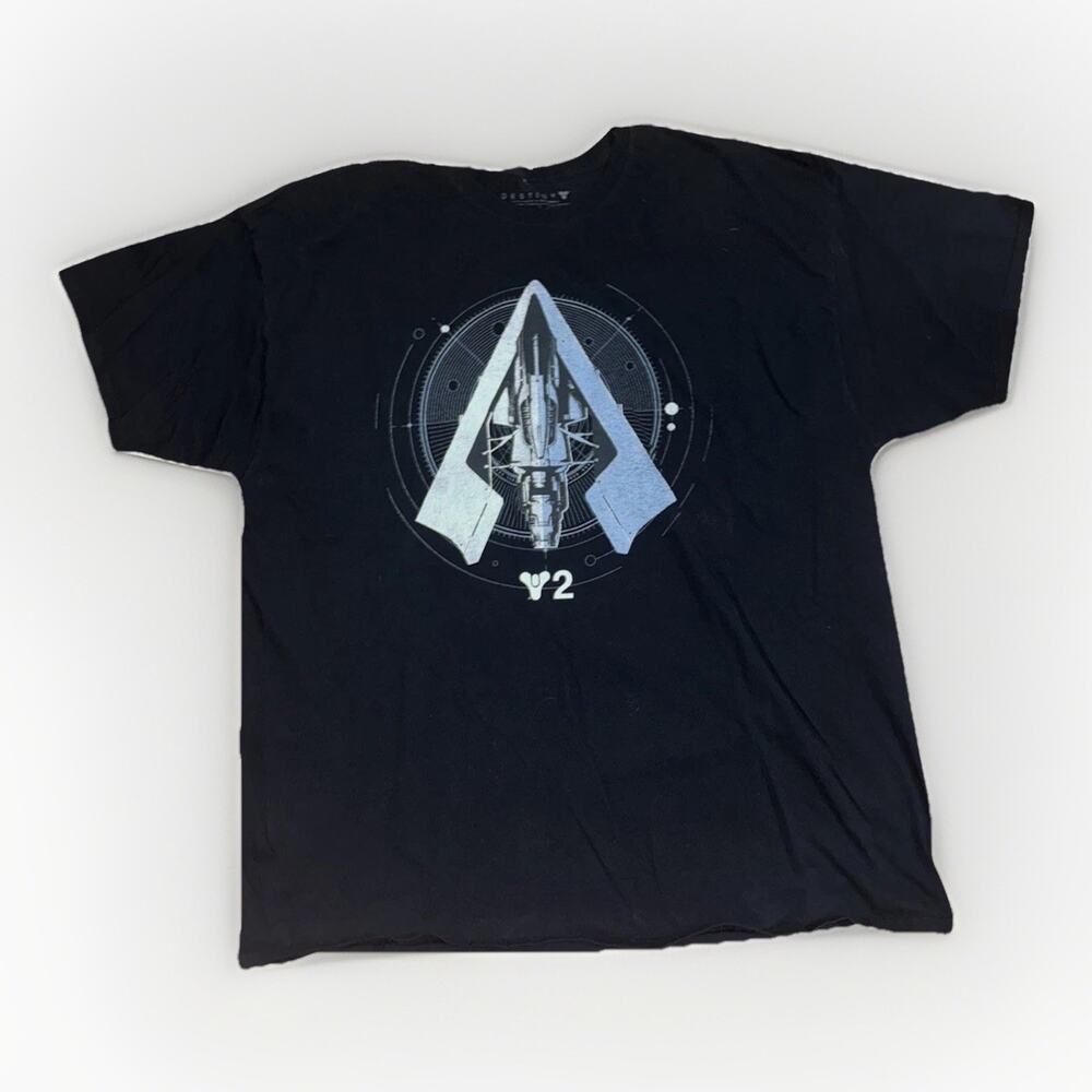 Destiny 2 Loot Crate Exclusive T-Shirt XXL Black Bungie Promo Tee 23x29 Gamer